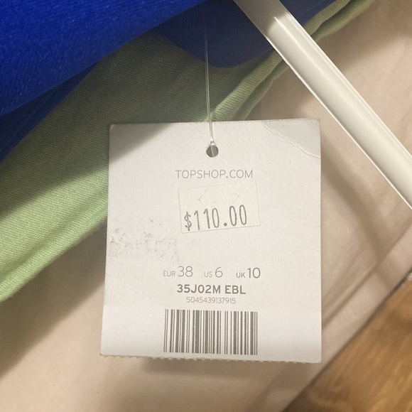 TOPSHOP Asymmetrical lace up back dress - Picture 3 of 5